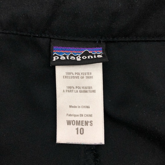 Patagonia Black Duway Golf Athletic Skirt Skort - Picture 6 of 7